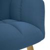 vidaXL Sillón de relax de tela azul