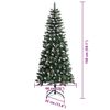 vidaXL &Aacute;rbol de Navidad artificial Verde 150 cm PVC, Pl&aacute;stico y Acero