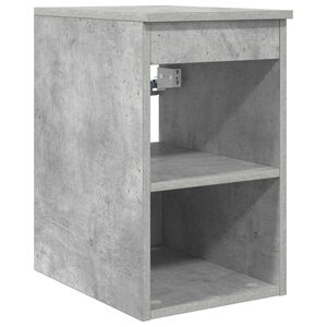 vidaXL Gabinete de ba&ntilde;o intermedio Gris Hormig&oacute;n 30 x 35 x 50 cm