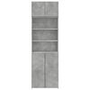 vidaXL Armario de madera de ingenier&iacute;a gris hormig&oacute;n 70x42,5x225 cm