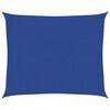 vidaXL Toldo de vela azul HDPE 160 g/m&sup2; 2,5x3 m