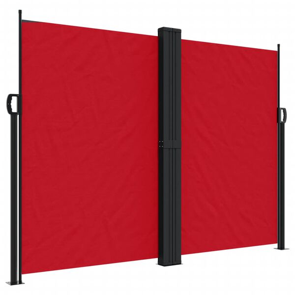 vidaXL Toldo lateral retráctil rojo 180x1200 cm