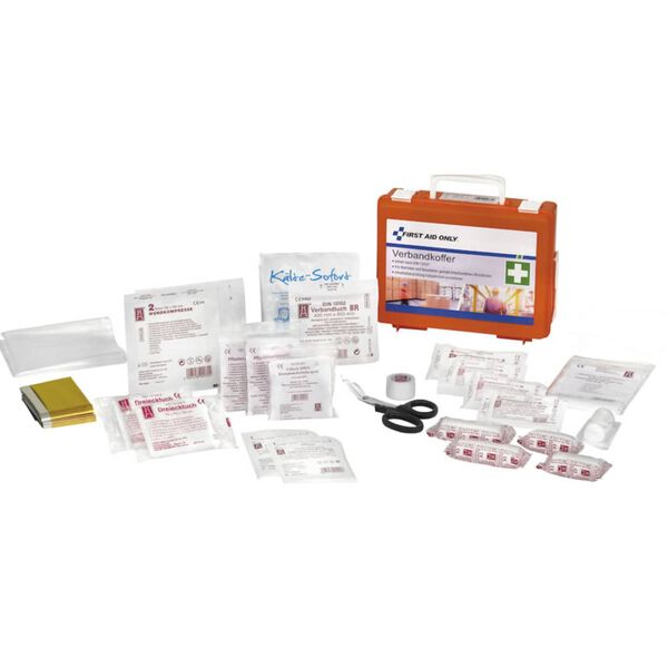 FIRST AID ONLY Set de emergencia para empresas con asa DIN 13157