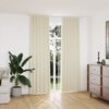 vidaXL Cortinas opacas con ganchos 2 pzas terciopelo crema 140x245 cm