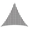 vidaXL Toldo Vela 3 x 3 x 3 m HDPE Triangular Antracita y Blanco