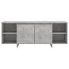 vidaXL Mueble para TV madera contrachapada gris hormig&oacute;n 130x35x50 cm