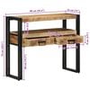 vidaXL Mesa Consola Marr&oacute;n 90 x 33 x 75 cm Madera de mango maciza