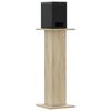 vidaXL Soportes altavoces 2 uds madera roble Sonoma 30x30x80 cm