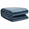 vidaXL Cubierta solar de piscina de PE flotante negro y azul 356 cm