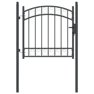 vidaXL Puerta de cerca EMMEN 104 x 86 cm Con cerradura
