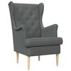 vidaXL Sill&oacute;n Gris oscuro Tela
