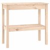 vidaXL Mesa consola madera maciza de pino 80x40x75 cm