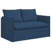 vidaXL Sof&aacute; Azul 136 x 82 x 85 cm tela