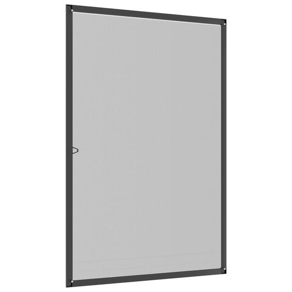 vidaXL Mosquitera para ventanas gris antracita 80x120 cm