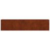 vidaXL Jardinera acero corten 360x40x80 cm