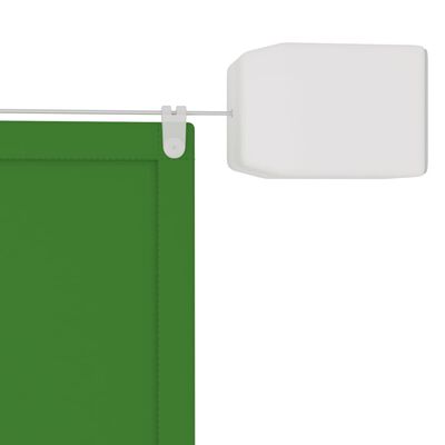 vidaXL Toldo vertical verde claro 60x800 cm tela oxford