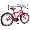 vidaXL Bicicleta Infantil 20 Pulgadas para 6-11 a&ntilde;os Rojo