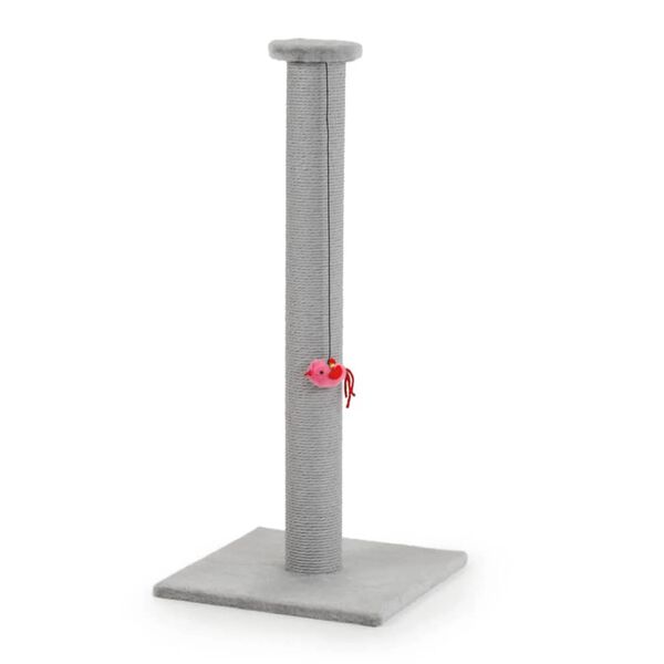 Beeztees Poste rascador para gatos Figo XL 40x40x90 cm gris 408815