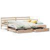 vidaXL Sof&aacute; cama nido con cajones sin colch&oacute;n 90x200 cm