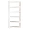 vidaXL Estanter&iacute;a/divisor de espacios madera pino blanco 80x30x167,4cm