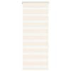 vidaXL Estor cebra beige m&aacute;rmol tejido ancho 60,9 cm poli&eacute;ster