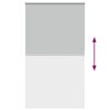 vidaXL Estor Enrollable Opaco gris claro 125x230 cm Tela Ancho 121,6cm
