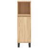 vidaXL Armario de ba&ntilde;o madera contrachapada roble Sonoma 30x30x100 cm