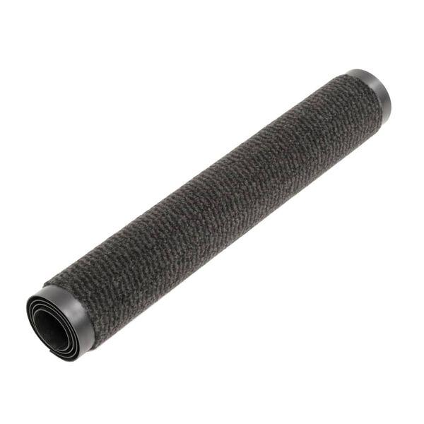 vidaXL Alfombra de entrada rectangular de nudo 80x120 cm negra