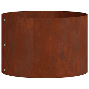 vidaXL Anillo para maceta Oxidado 30 x 30 x 20 cm Acero autopatinable