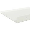 vidaXL Estante flotante 4 pcs 100 x 18 x 2,5 cm Acero