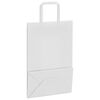 vidaXL Bolsas de papel con asas 50 uds blanca 21x11x31 cm