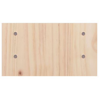 vidaXL Soporte para monitor madera maciza de pino 50x27x15 cm