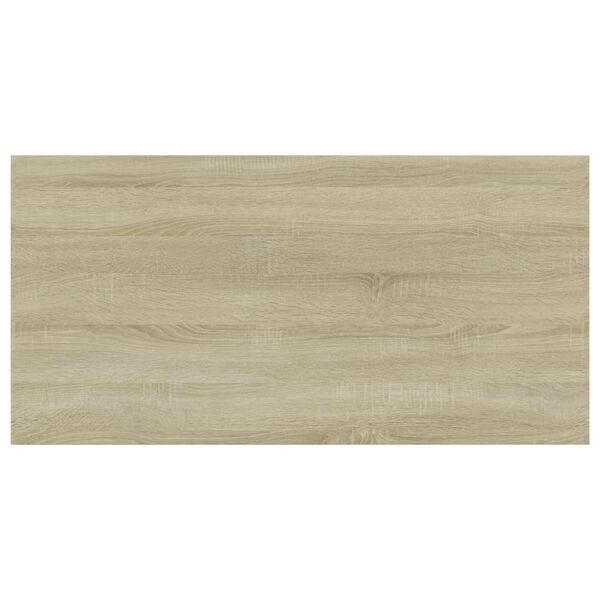 vidaXL Estante estanter&iacute;a 8uds contrachapada roble Sonoma 60x30x1,5 cm