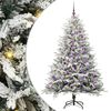 vidaXL &Aacute;rbol de Navidad Artificial Pre-iluminado con Juego de Bolas