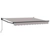 vidaXL Toldo retr&aacute;ctil manual Gris Claro 3,5 x 2 m