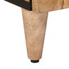 vidaXL Armario de Noche Natural 50 x 33 x 60 cm Madera de mango maciza