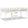 vidaXL Cama para ni&ntilde;os sin colch&oacute;n madera maciza pino blanca 90x190 cm