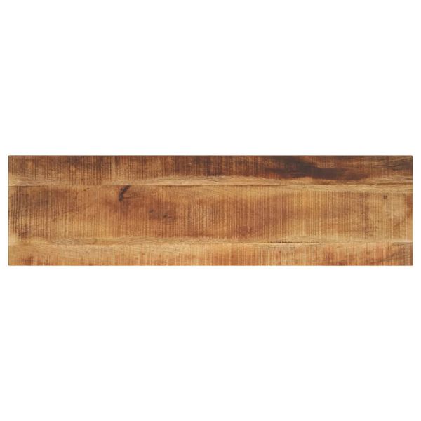 vidaXL Tablero de mesa rectangular madera mango rugosa 100x40x3,8 cm