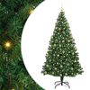 vidaXL &Aacute;rbol de Navidad con luces LED 180 cm 300 LED Blanco C&aacute;lido