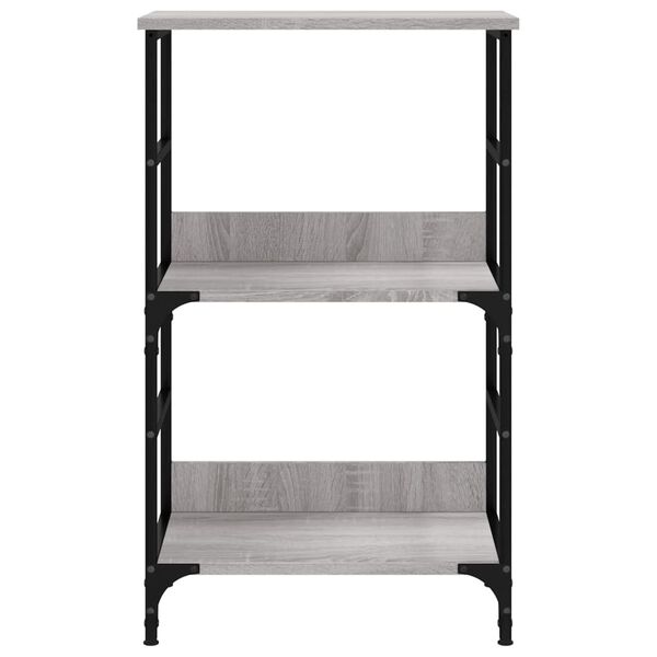 vidaXL Estanter&iacute;a de madera de ingenier&iacute;a gris Sonoma 50x33x82 cm