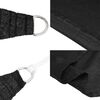 vidaXL Toldo de vela negro HDPE 160 g/m&sup2; 2,5x4,5 m