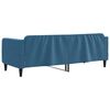 vidaXL Sof&aacute; cama sin colch&oacute;n terciopelo azul 80x200 cm