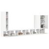 vidaXL Conjunto de mueble para TV de pared Montaje en la pared 6 pcs