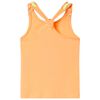 Camiseta de tirantes infantil naranja 104