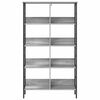 vidaXL Estante de libros Gris Sonoma 82 x 32 x 144,5 cm