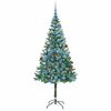 vidaXL &Aacute;rbol de Navidad artificial Verde 180 cm PVC y acero