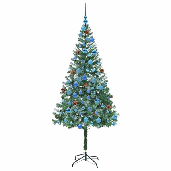 vidaXL &Aacute;rbol de Navidad artificial Verde 180 cm PVC y acero