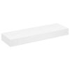 vidaXL Estante flotante pared con 1 caj&oacute;n MDF blanco para libros/DVD