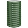 vidaXL Jardinera de acero galvanizado verde 40x40x68 cm