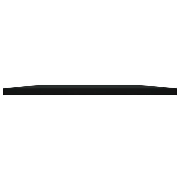 vidaXL Estantes para estantería 4 uds contrachapada negro 60x50x1,5 cm